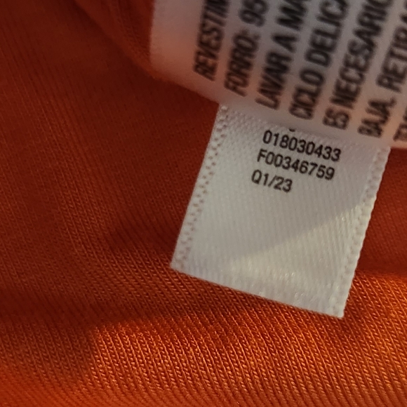 A New Day Rouched Orange Dress - Picture 5 of 7